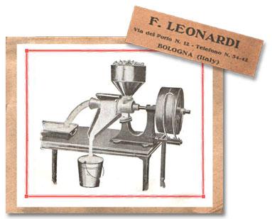 Fabio Leonardi, Bologna Italy:Tomato Milling Machine